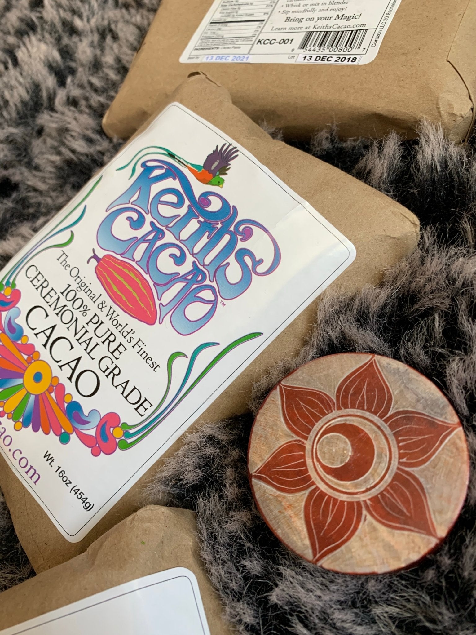Ceremonial Cacao - 1 lb block | North Moon Herbals