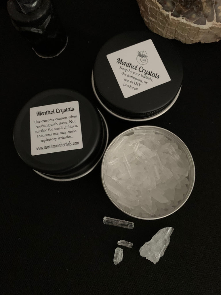 Menthol Crystals - North Moon Herbals